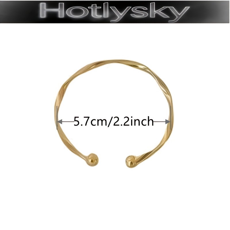 Fashion Open Bangle in Stainless Steel, Unisex Gift